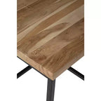 Ames Solid Wood Modern End Table