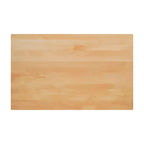 Bennett Rectangular Solid Wood Dining Table with Cast Iron X-Base