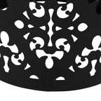 Cylindrical End Table,Side Table, Iron Cut Design Bedside Table For Living Room