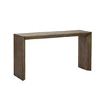 Modern Paulownia Wood Veneer Entryway Console Table, 59" Wide