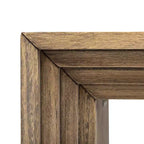 Modern Paulownia Wood Veneer Entryway Console Table, 59" Wide