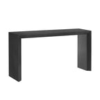 Modern Paulownia Wood Veneer Entryway Console Table, 59" Wide