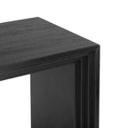 Modern Paulownia Wood Veneer Entryway Console Table, 59" Wide