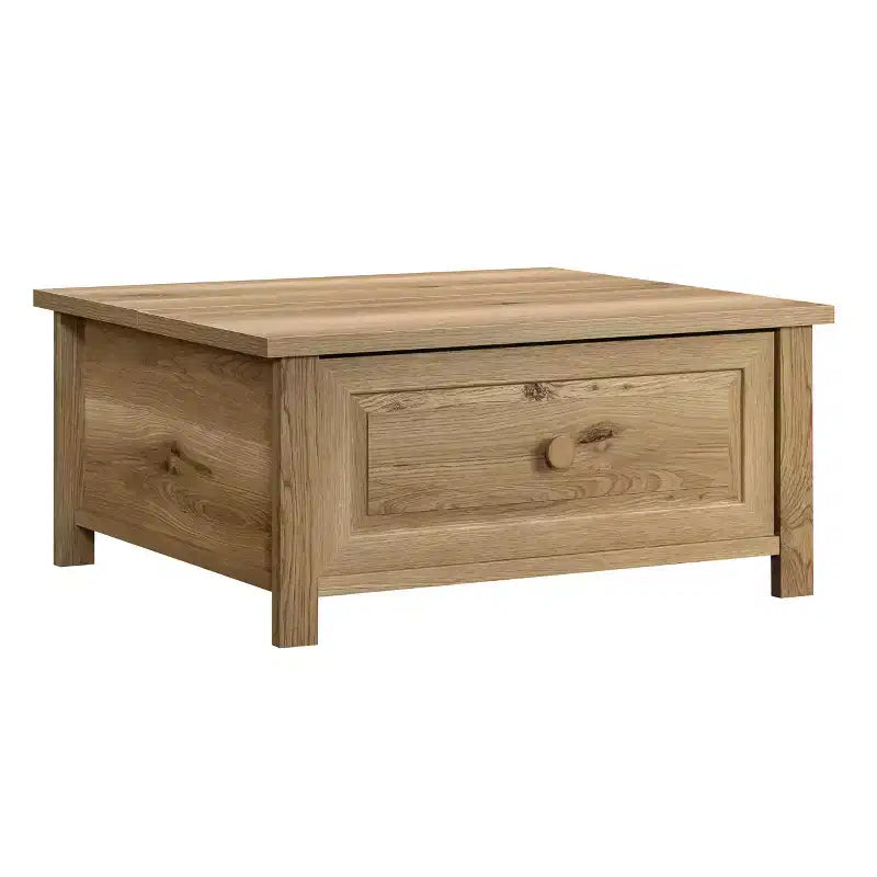 Farmhouse Lift-Top Coffee Table with Hidden Storage & Drawer