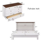 Modern Murphy Bed Chest with Charging Station & Storage Drawer