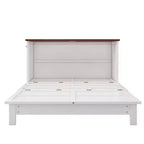 Modern Murphy Bed Chest with Charging Station & Storage Drawer