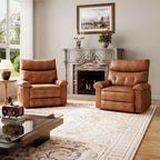 27" Oversized Manual Recliner Chair with Lumbar & Arm Support for Living Room & Bedroom