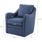 Mitchell Wide Seat Swivel Armchair