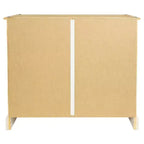 Kitchen Sideboard Cabinet with 2 Drawers & 2 Doors, Solid Pine, White