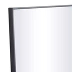 Rectangle Wall Mirror with Thin Wood Frame, 30"x14"