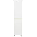 Armadio alto da bagno in MDF bianco da 67 pollici