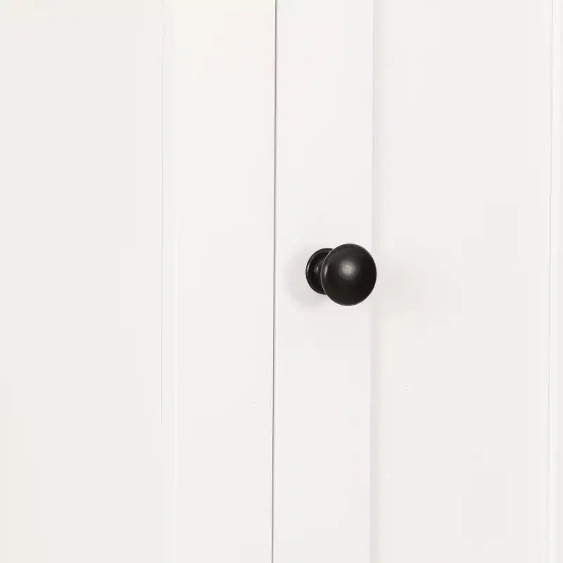 Armadio alto da bagno in MDF bianco da 67 pollici