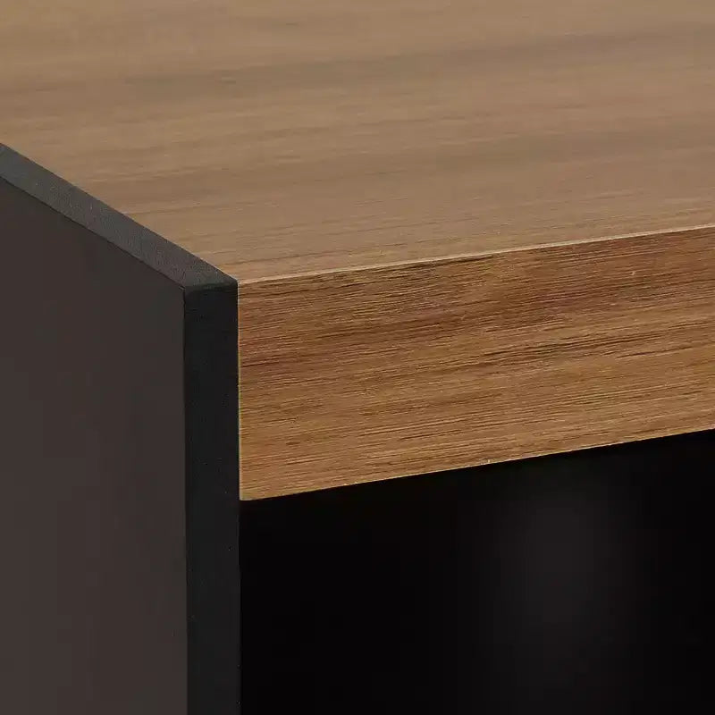 Mid-Century Modern TV Stand Console with Storage Cabinet and Shelves for 58" TV